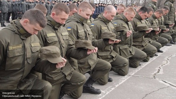 Украинская Нацгвардия оставила дембелей без трусов