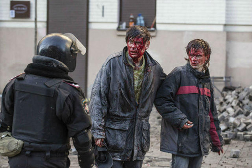 Центр Киева: кровавые кадры, шокировавшие весь мир. ФОТО Центр Киева: кровавые кадры, шокировавшие весь мир. ФОТО