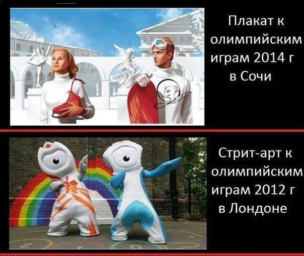 Два символа, два цвета и два смысла Олимпиад в России и на Западе Два символа, два цвета и два смысла Олимпиад в России и на Западе