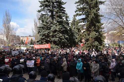 Митинг в Мариуполе. 29 марта Митинг в Мариуполе. 29 марта