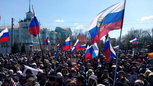 Луганский митинг 30 марта Луганский митинг 30 марта
