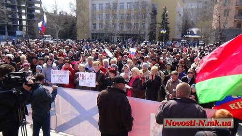 30 марта в Николаев прошел митинг антимайдан "За Николаев!" 30 марта в Николаев прошел митинг антимайдан "За Николаев!"