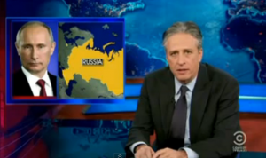 Путин аннексировал Крым и стол ведущего