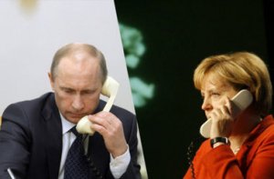 Путин и Меркель обсудили ситуацию на Украине