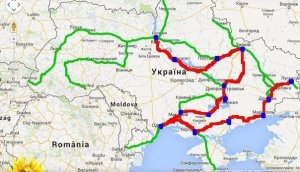 С майдана на Юго-Восток стартовал "Марш Мира"