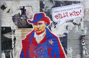 Из интернета:Американцы рисуют Путина на улицах Нью-Йорка.