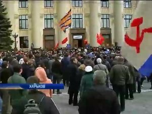 Ночь в Харькове прошла под знаком протеста