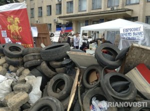 Человек ранен в перестрелке между армией и ополченцами в Краматорске