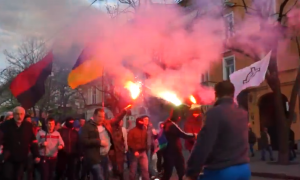 Одесса, марш украинских националистов 17.04.2014г