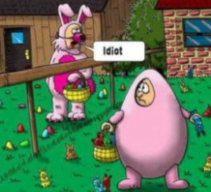 Курьёз на Пасху