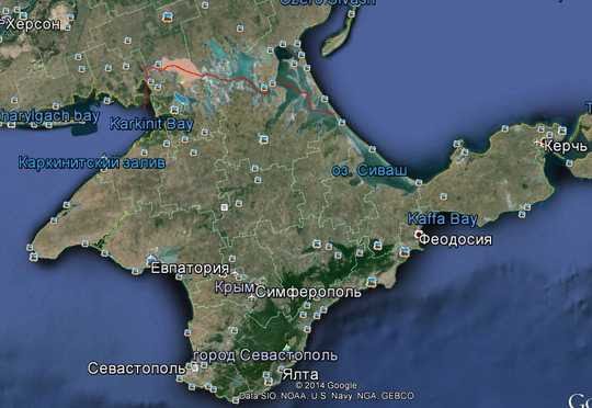 Google отделил Крым от Украины Google отделил Крым от Украины