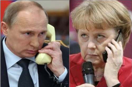 Меркель призвала Путина признать результаты выборов на Украине