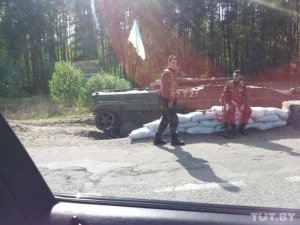 У белорусской границы замечены украинские блокпосты