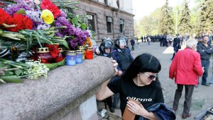 Жители Кишинева зажгли свечи в память о погибших в Одессе