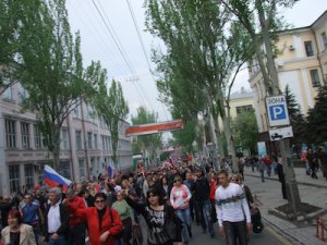 Ополченцы заняли войсковую часть в Донецке