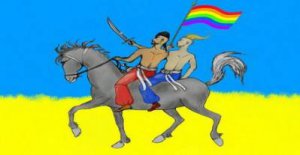 нова Быль.Як козакы по кыЁву йиздылы: