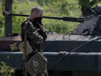 Жители Артёмовска встретили украинскую армию.