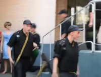 Последствия боя в Александровске: взрывы боеприпасов, сожженная техника нацгвардии (видео)