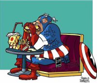 Капитан Америка - у всех истерика. Видео