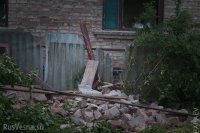 Ночью в городе Счастье украинская армия обстреляла жилой дом и кафе