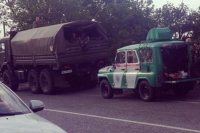 Украинские пограничники покидают свои части