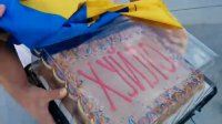 20 июня 2014. Канада. Торт "ПТН ХЙЛО" от украинских национал-майданутых рогулей