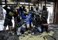 Националисты устроили погром на съезде Федерации профсоюзов