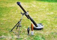 Минометная батарея ополчения уничтожила артиллерийскую батарею врага у поселка Металлист (видео)