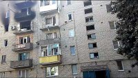 Марьинка последствия обстрела 12.07.14 г.