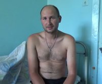 Раненный солдат Украинской армии