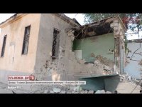 Разбомблен первый корпус Донецкого политехнического института. 14.08.2014