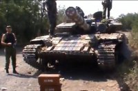 Миусинск: первый трофейный танк отряда Моторолы