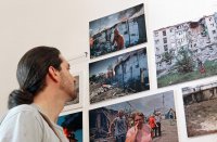 В Лондоне открылась фотовыставка «Гуманитарная катастрофа на Украине». Аналогичная выставка проходит в Мадриде