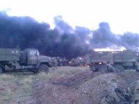 Солдаты хунты после обстрела армией ДНР