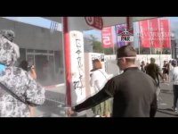 Хохлы громят заправки компании «Лукойл», 22.08.2014