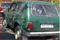 ЛНР. Разбитые автомобили после фашистского обстрела. 23.08.2014