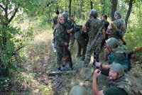 Видео от военкора подразделения Мотороллы Геннадия Дубового.