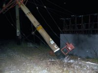 Партизаны взорвали опоры сети под Харьковом