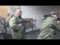 Интервью ополченцев на стрельбах