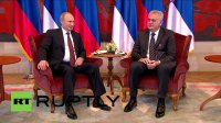 Владимир Путин встречается с президентом Сербии Томиславом Николичем – прямая трансляция
