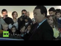 Иосиф Кобзон выступил в Донецке и передал больнице Макеевки 52 коробки инсулина