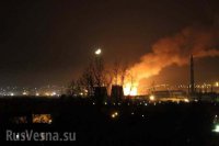 В Краматорске произошли боестолкновения разведчиков ДНР и нацгвардии, горит мазутохранилище