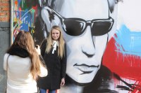 В Москве открылась выставка патриотических карикатур о Путине