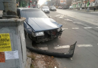 В центре Мариуполя оккупанты устроили тройное ДТП и скрылись