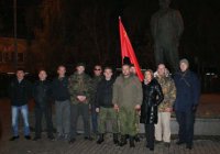 Коммунистический отряд прибыл в Алчевск