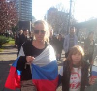 В Сербии прошел митинг в поддержку Новороссии и за воссоединение с Россией