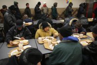 Число бездомных в Нью-Йорке достигло рекорда