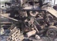 Позиции ВСУ после обстрела