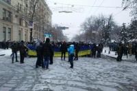 Генконсульство России в Харькове забросали петардами