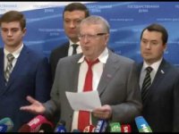 Жириновский: Не поставлять газ нефть уголь Украине пока не прекратят бомбардировки Донбасса